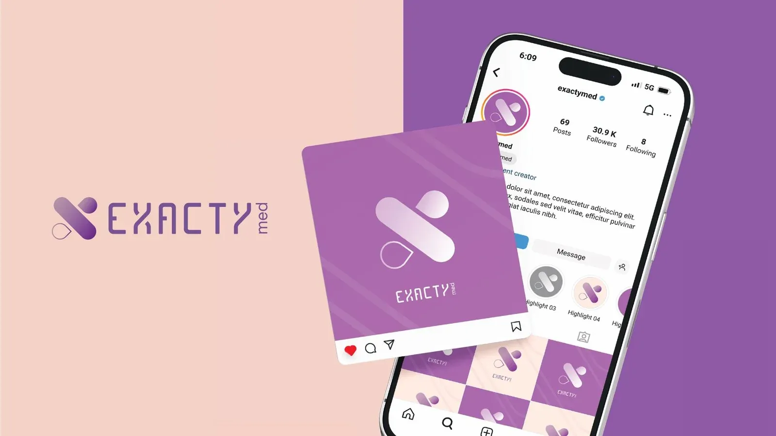 Exacty Med — peça do case