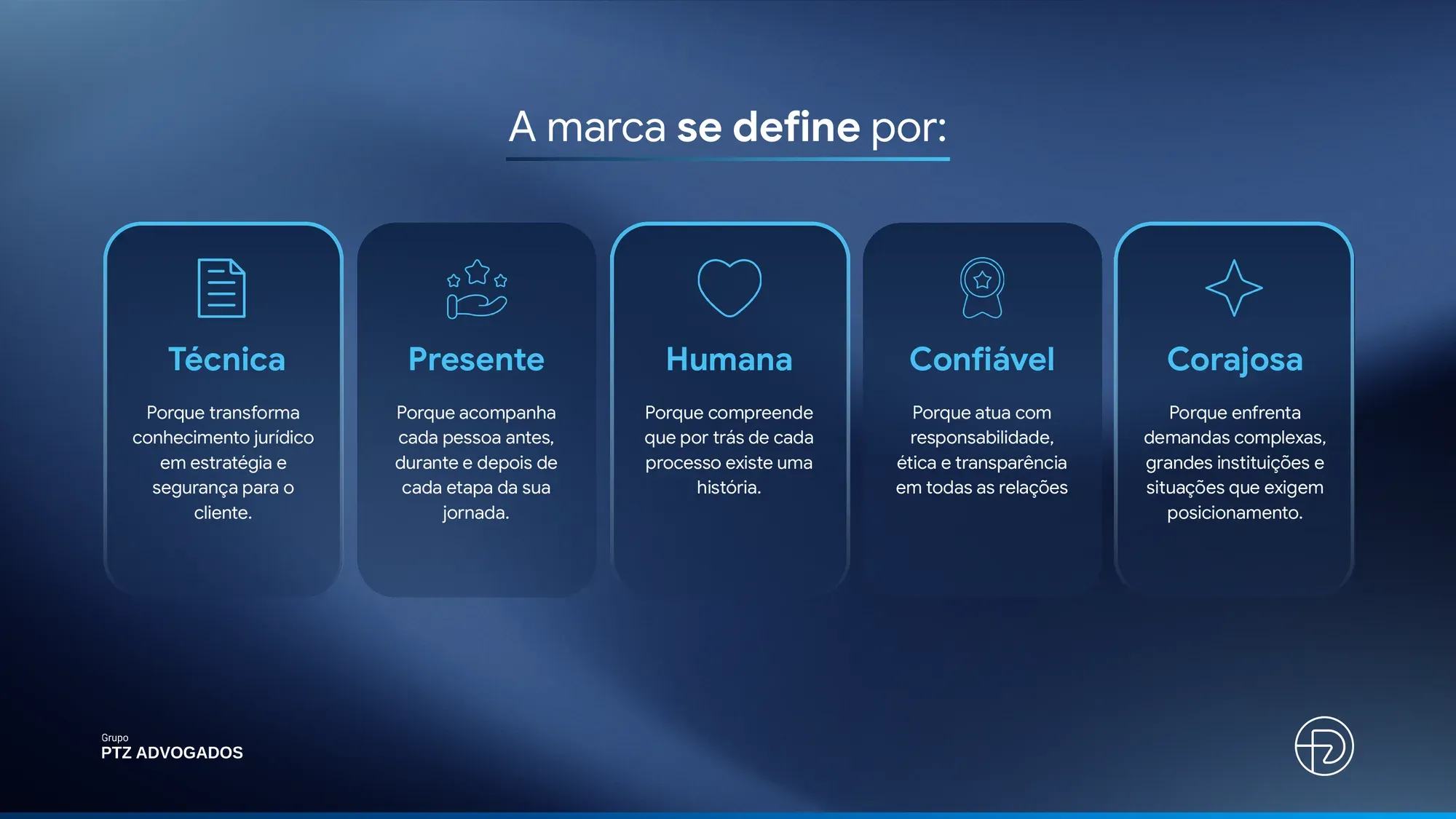 Grupo PTZ ADVOGADOS — peça do case