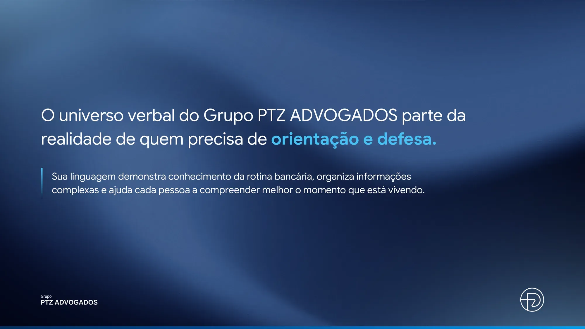 Grupo PTZ ADVOGADOS — peça do case