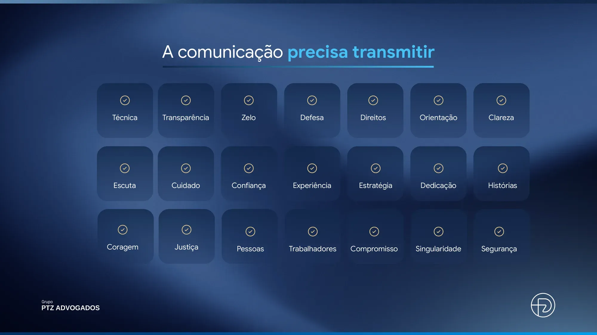 Grupo PTZ ADVOGADOS — peça do case