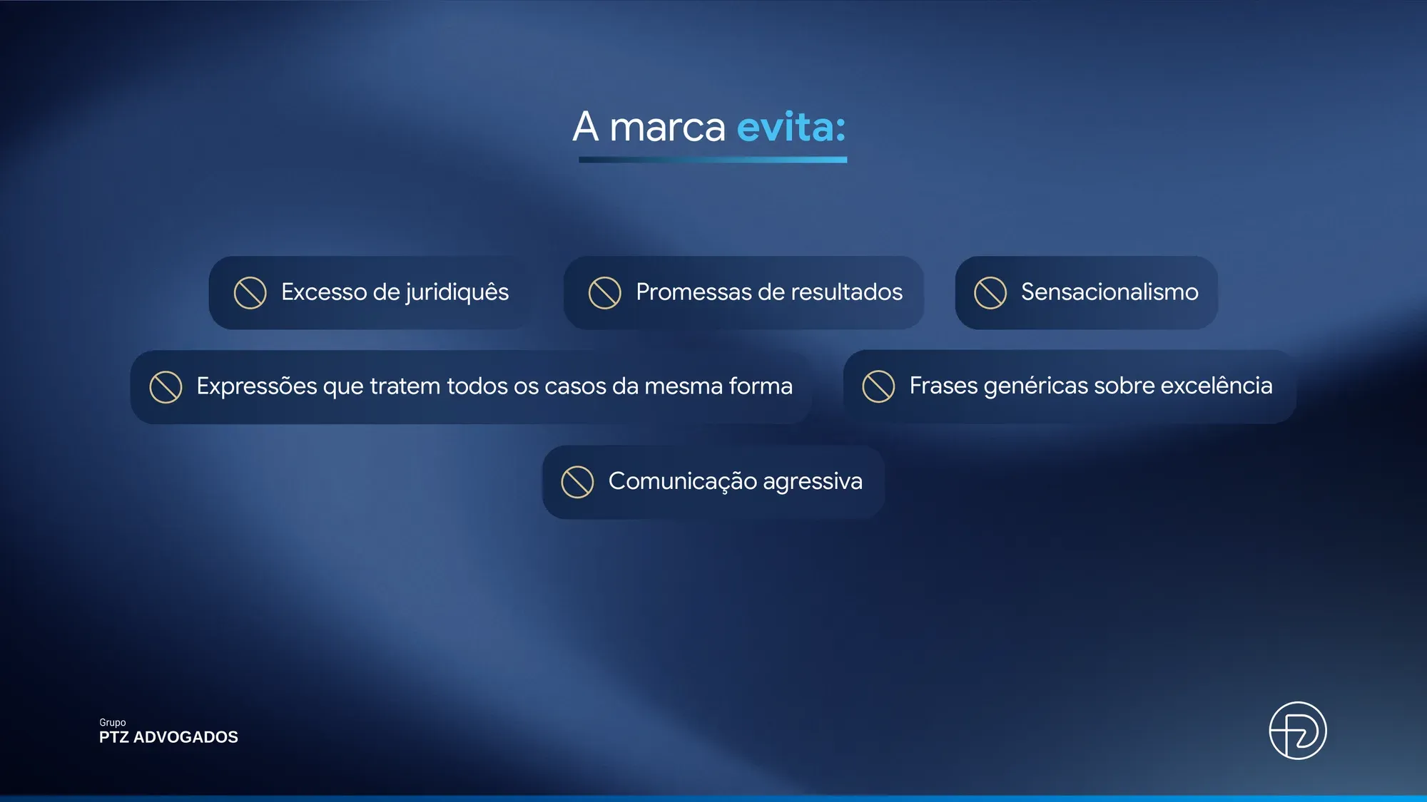 Grupo PTZ ADVOGADOS — peça do case