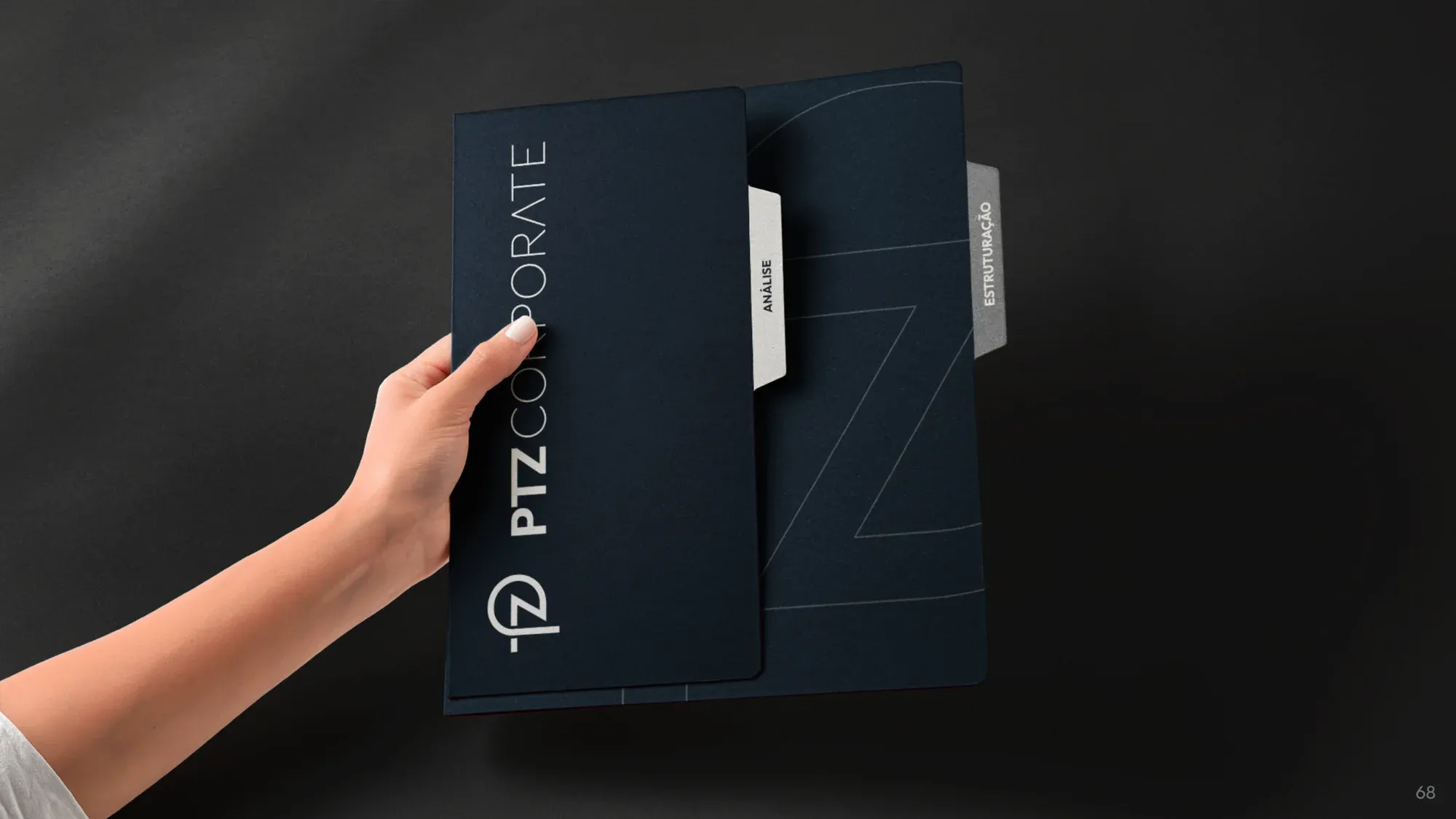 PTZ Corporate — peça do case